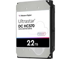 Sandisk Western Digital Serverio diskas WD Ultra ar DC HC570 22TB 3.5 "SATA III (6 Gb / s) (0F48155)