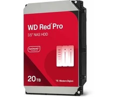 Sandisk „Western Digital Raudona Pro WD202KFGX“ vidinis kietasis diskas, 20 TB, 7200 RPM, 512 MB, 3,5 colio, „Serial ATA III“
