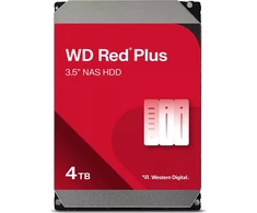 Sandisk WD Raudona Plus WD40EFZZ HDD (4 TB; 3.5"; 128 MB; 5400 rpm)