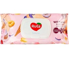 Wet wipes Rūta selecta. 1 sl. 120 pcs