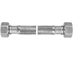 Jungiamoji žarna Ferro Plieninė pinto plieno žarna 3/4" NN L-40cm PWS62