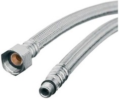 Wężyk przyłączeniowy Invena do baterii końcówka krótka 3/8'' x M10 (WS-21-080)