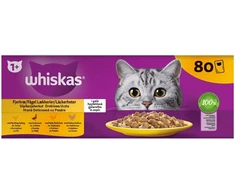 Šlapias kačių maistas Whiskas Adult, 80 x 85 g