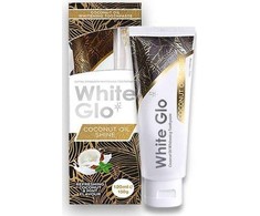 White Glo Baltas Glo Baltas Glo Coconut Oil Shine kokosų dantų pasta su mėtomis 120ml