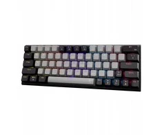 Klaviatūra White Shark Baltas Shark Wakizashi-2 pilkas-juodas US red switch