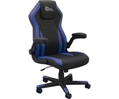 Žaidimų kėdė White Shark Dervish Gaming Chair, Juoda-mėlyna