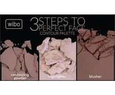Wibo 3 Steps To Perfect Face Contour Palette Dark, 10 g
