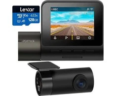 70Mai vaizdo registratorius A200 + RC11 galinio vaizdo kamera + 128 GB „Lexar“ kortelė