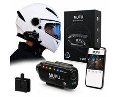 Vaizdo registratorius MUFU Motociklinis V40S (2k) priekis + galas (8h) + priedai (4711148726139)