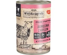 Kačių Maistas - WIEJSKA ZAGRODA Aviena su Kriliu Sausas - 400g