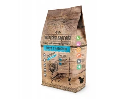 WIEJSKA ZAGRODA kalakutiena su łososiem - dry cat food - 5kg