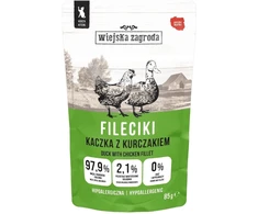 Wiejska Zagroda Konservai katei Fileciki Kaczka su kurczakiem (kociak) 85g