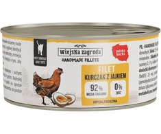 Wiejska Zagroda Konservai katei Handmade fillets Kurczak su jajkiem (dorosły) 70g