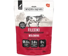 Wiejska Zagroda Konservai šuniui Fileciki Jautiena Monoproteinė (suaugusiam) 280g