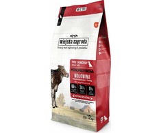 Sausas Šunų Maistas - WIEJSKA ZAGRODA Monoprotein jautiena 12kg