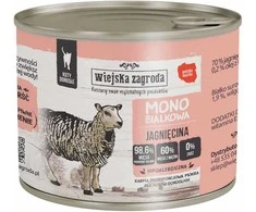 Kačių Maistas - WIEJSKA ZAGRODA Aviena Monoproteininis Drėgnas 200g Be Glitimo