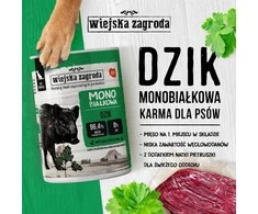 Šunų Maistas - Wiejska Zagroda Monoprotein šerniena Wet 400g