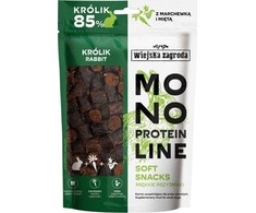 Wiejska Zagroda COUNTRY FARM Monoproteinų linija Minkšti užkandžiai Triušiui - šunims - 115g