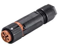 Wieland 46.031.4551.4 Apvali jungtis Jungtis, tiesi Serija (apvali jungtis): RST® MINI Bendras kontaktų skaičius: 2 1 vnt.