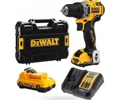 Akumuliatorinis suktuvas-gręžtuvas Dewalt DCD701D2-QW 12V 2x2.0Ah