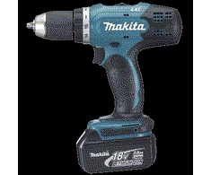 Makita DDF453RFE drill Juodas,Mėlyna 1.6kg