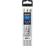 Grąžtas Wiertło Alpen Alpen SDS+ F4 Box 3 pcs. 6-7-10x 160