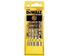Grąžtas Dewalt ekstremalių grąžtų rinkinys 4, 5, 6, 8, 10 mm