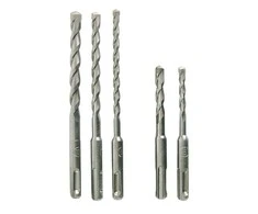 Grąžtas Mega Wiertła Betono grąžtai SDS+, 5 vnt. rinkinys, 5, 6 * 110 mm; 8, 10, 12 * 160 mm