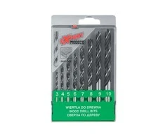 Modeco grąžtas medienai, sukamas cilindrinis 7 4 5 3 6 10 8 9 mm komplektas (MN-61-572)
