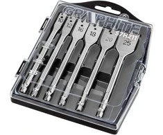 Grąžtas Medžio grąžtų rinkinys 6vnt Graphite