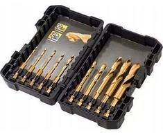 Grąžtas Grąžtų komplektas metalui DeWalt Titanium; 3-12 mm; 10 vnt.