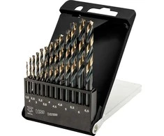 Grąžtas Graphite Metaliniai grąžtai HSS-CNC, 124°, "Pro-Tec", 1,5 - 6,5 mm, rinkinyje 13 vnt.