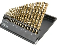 Graphite Metalinis grąžtas Grafito titano cilindrinis 1,5 2 7 4,5 4 5,5 5 1 3 2,5 3,5 6 10 6,5 7,5 8 8,5 9 9,5 mm rinkinys (57H199)