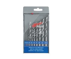 Modeco grąžtas metaliniam HSS cilindriniam 2 7 4 5 1 3 6 10 8 9 mm rinkinys (MN-60-911)