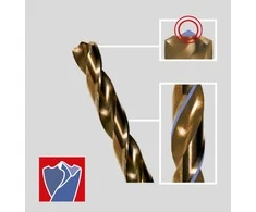 Smart Išmanusis HSS grąžtas metalui, cilindrinis 11mm 5vnt. (24-110)