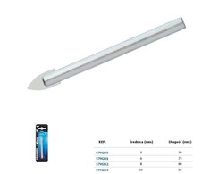 Keramikos ir stiklo grąžtas GRAPHITE 6 mm