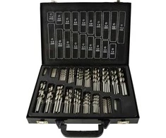 Sukomplektuotas cilindrinis grąžtas Geko HSS 1,0–10,0 mm mm