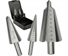Geko Rinkinys bepakopis grąžtas 3 vnt.. 3-30mm (metalinė dėžutė) (50)