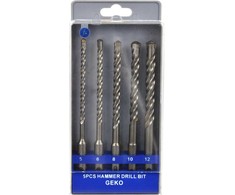 Grąžtas Wiertło Geko SDS+ 10 5 6 8mm 5szt.