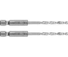 Wiertło Šešiakampis metalinis grąžtas 3,2 mm, 2 vnt.
