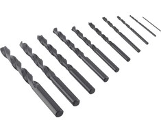 Grąžtas Irwin IRWIN DRILL METAL HSS-R DIN338 rinkinys, 10 dalių. 1-2-3-4-5-6-7-8-9-10 mm kasetėje.