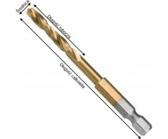 MAKITA METALO GRĄŽTAS HSS-TIN 1/4″ HEX 4,0x71mm