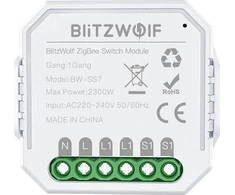 BlitzWolf 1 kanalo 10A Zigbee relė BWSS71