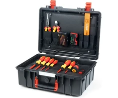 Wiha įrankių dėklas Basic L electric, 46 dalių, 47312