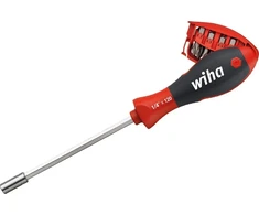 Wiha Magnetic su atsuktuvas su antgalių dėtuvės mišriomis su 8 antgaliais, 1/4''(32901)