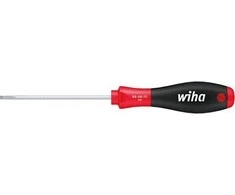 Wiha Softfinish plokščias atsuktuvas su apvaliu velenu, skirtas pusei gylio