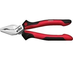 Pramoninės kombinuotos replės Industrial su „DynamicJoint®“ ir „OptiGrip“ WIHA (180 mm)