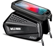 WILDMAN telefono laikiklis dviračiui XXL ES6 juodos spalvos