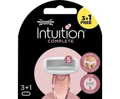 Wilkinson Sword Intuition Complete keičiamosios plovimo galvutės /3+1 vnt. (WILK-GO-01-01)