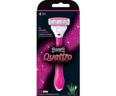 Wilkinson Sword Wilkinson Quattro For Women skustuvas su keičiamais peiliukais moterims 1vnt